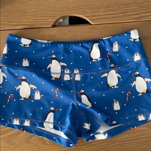 Feed me fight me workout shorts